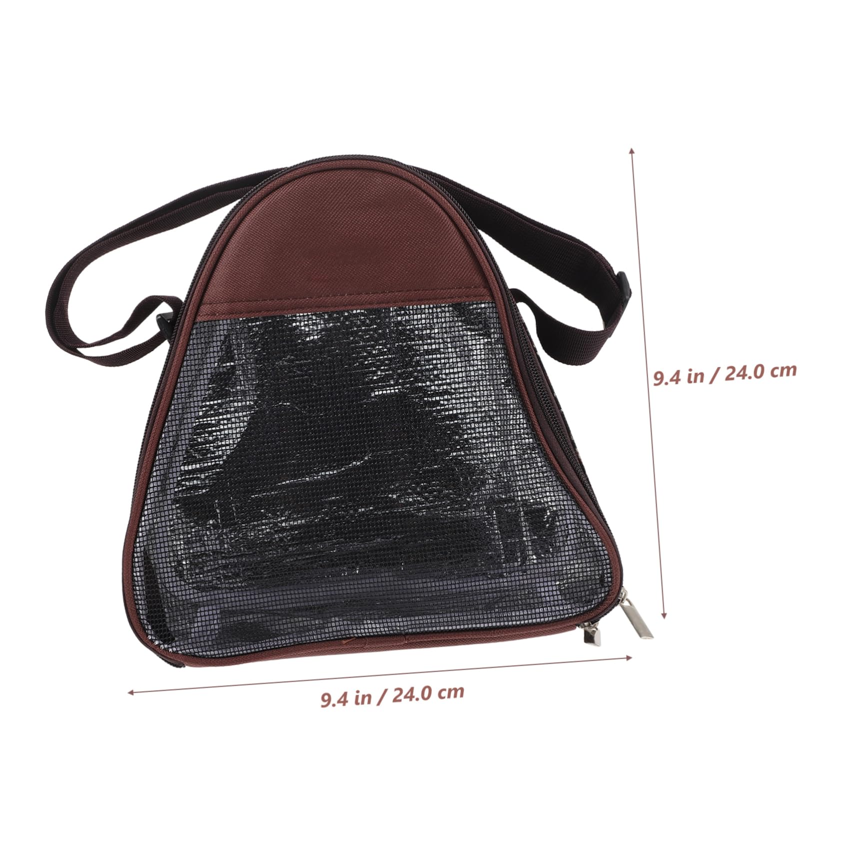 Abaodam Breathable Pet Travel Carrier Bag for Hedgehogs and Rabbits Durable Mesh Pouch with Triangle Leopard for Outdoor Use Camping and Sightseeing