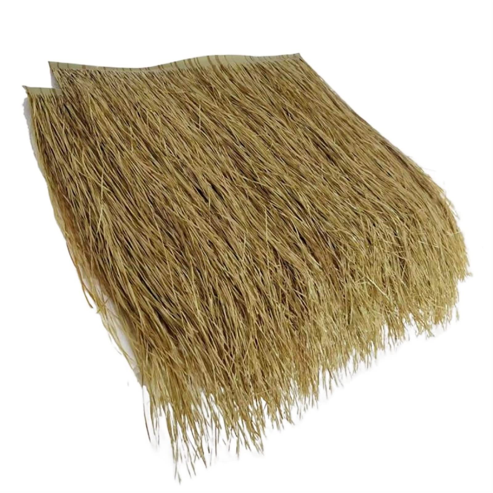 KOFOT Artificial Thatch Roofing Panel, Mexican Thatch Roll Duck Blind Grass, Runner Thatch Roofing For Garden Patio Decoration (19.6X18.5 Inches) (Size : 3m)