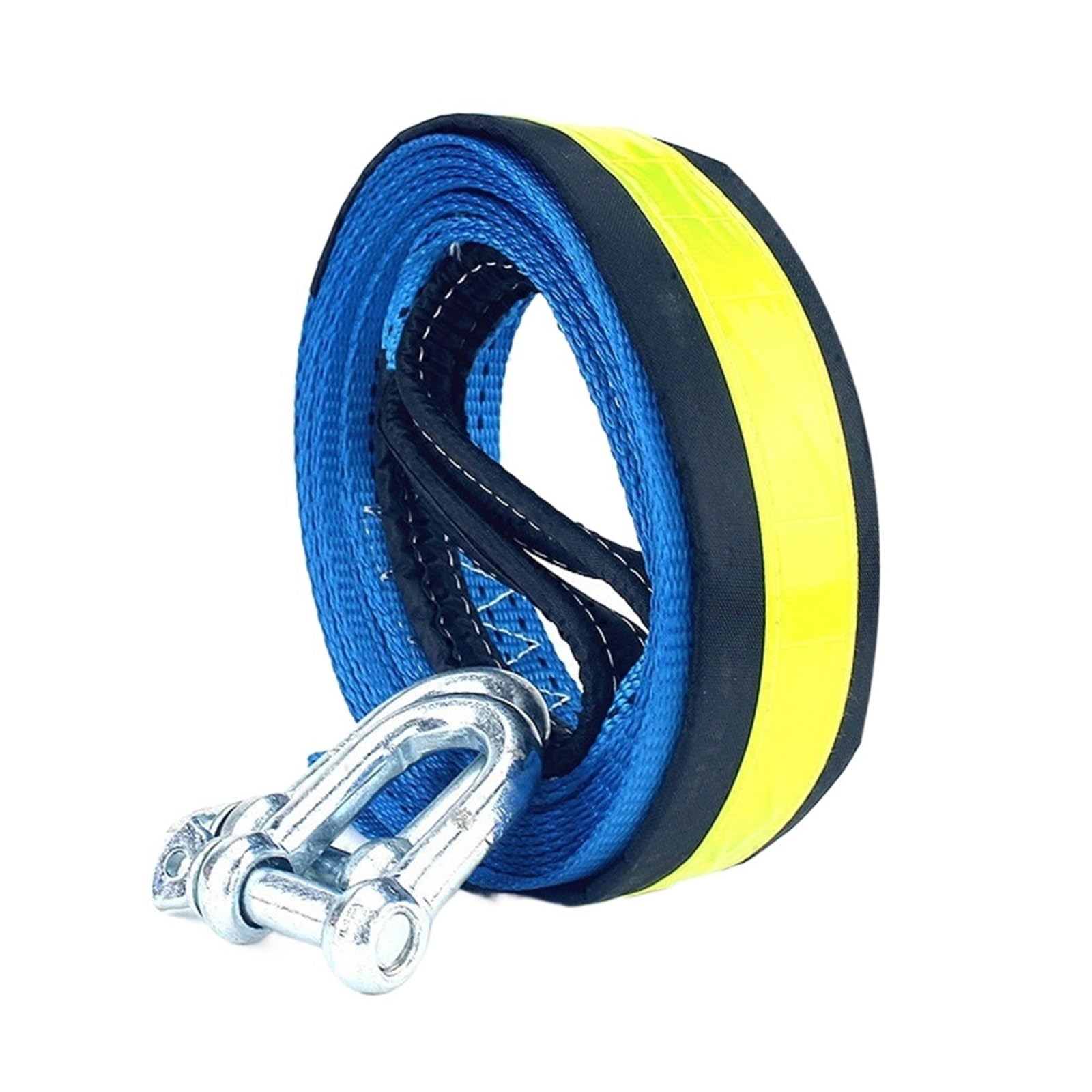 Cable Azul for Coche, cabrestante de Remolque sintético, línea Cuerda 5 M, 17600lbs, Luminoso con Fuerte tracción Gruesa for vehículos Todoterreno ATV Fuerte Resiliencia