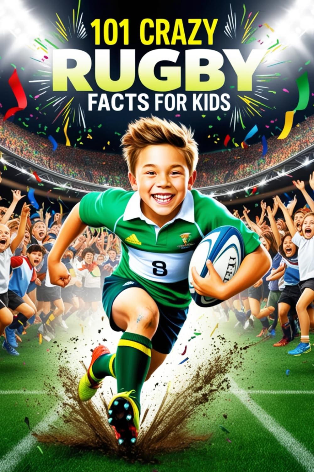 101 Crazy Rugby Facts For Kids: Rugby Gifts for Boys: Fan Book for Rugby Enthusiasts with World Cups, Six Nations, European Tournaments, Awesome Facts, and Funny Moments!