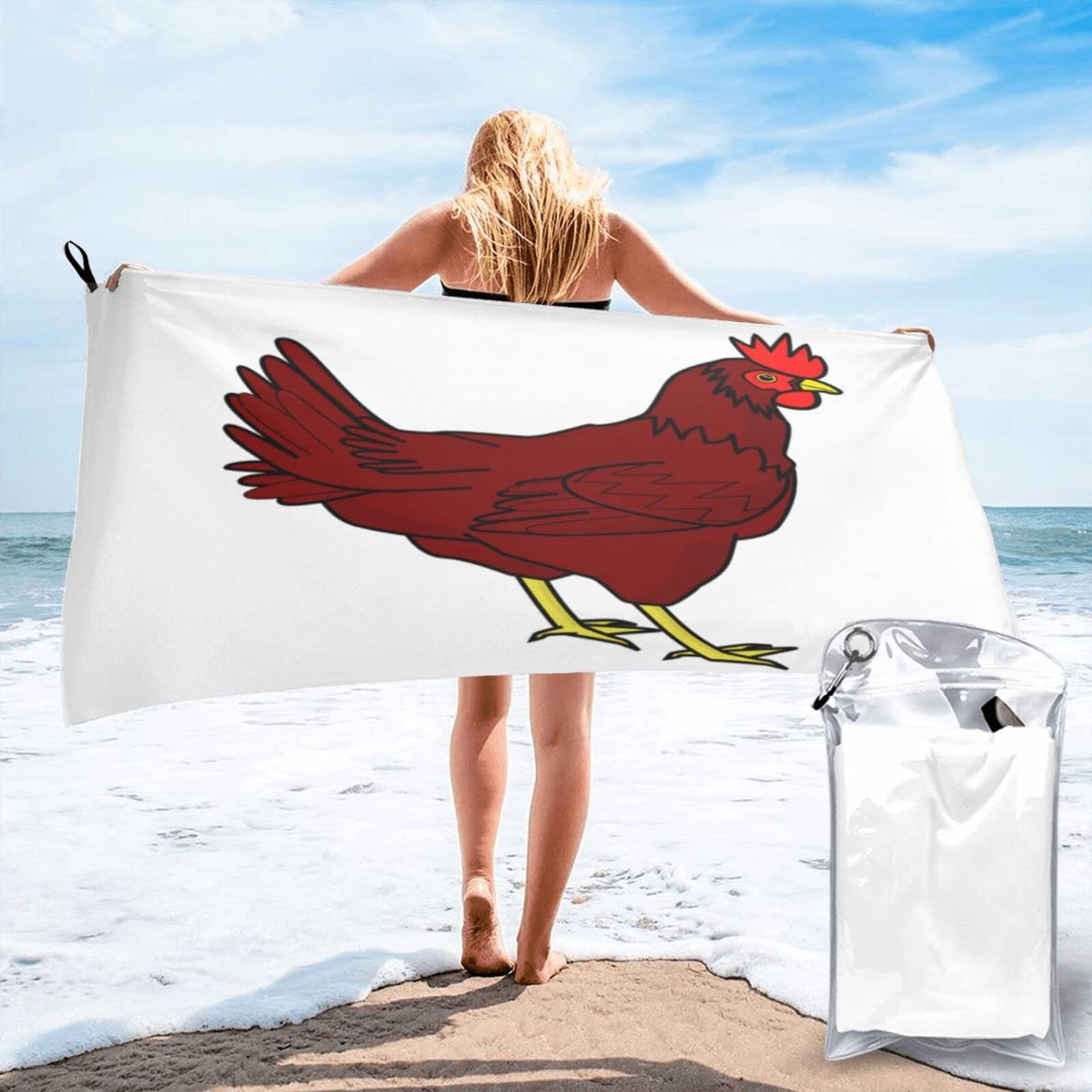 Serviette de plage microfibre compacte pour vos séances de gym et sorties camping