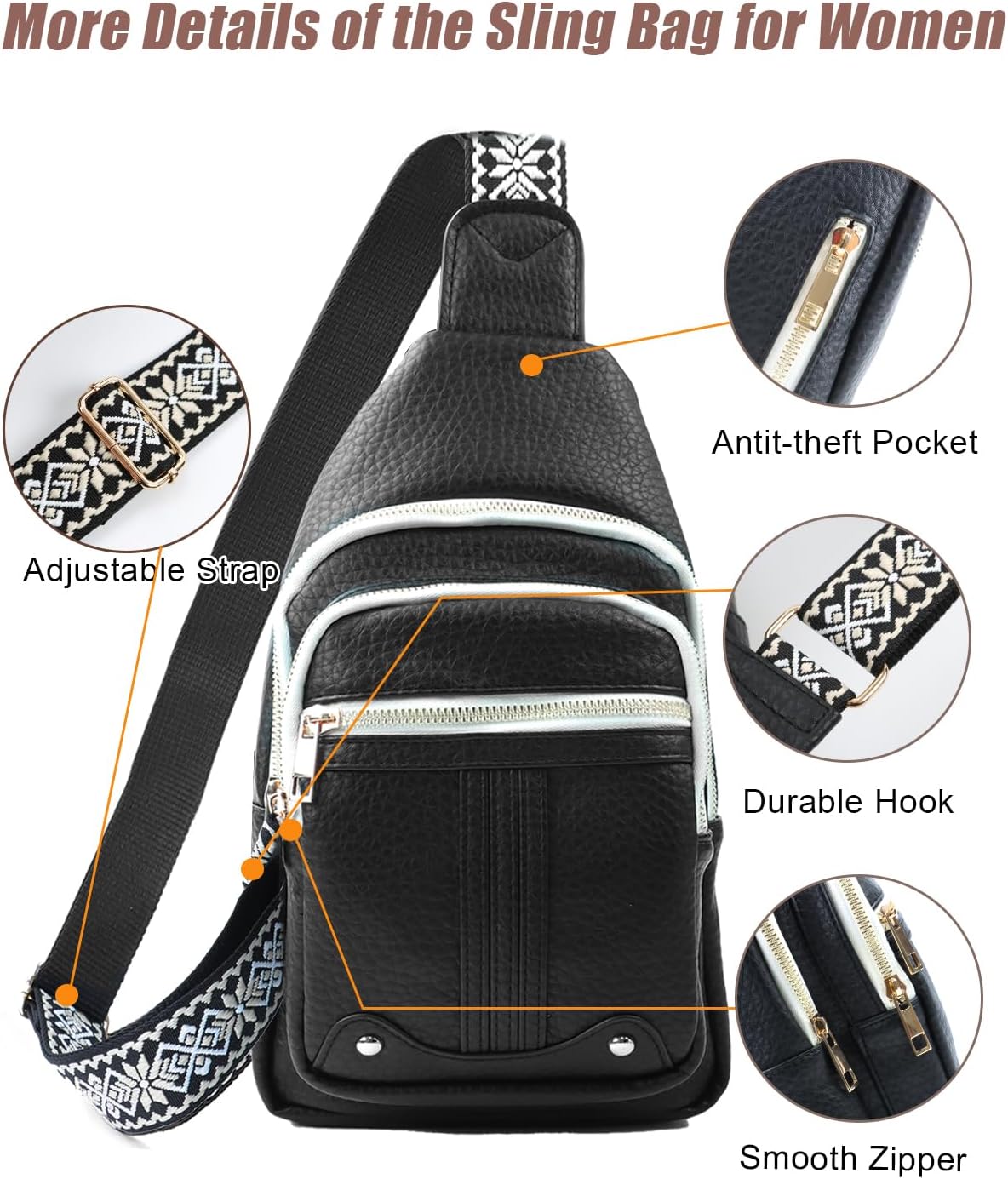 Mothers Day Gifts for Mom Wife Crossbody Bags for Women Gifts for Mom from Daughter Son Husband Anniversy Birthday Family Mother in Law Small Gift Sling Bag Fanny Travel Pack Christmas Gift Ideas