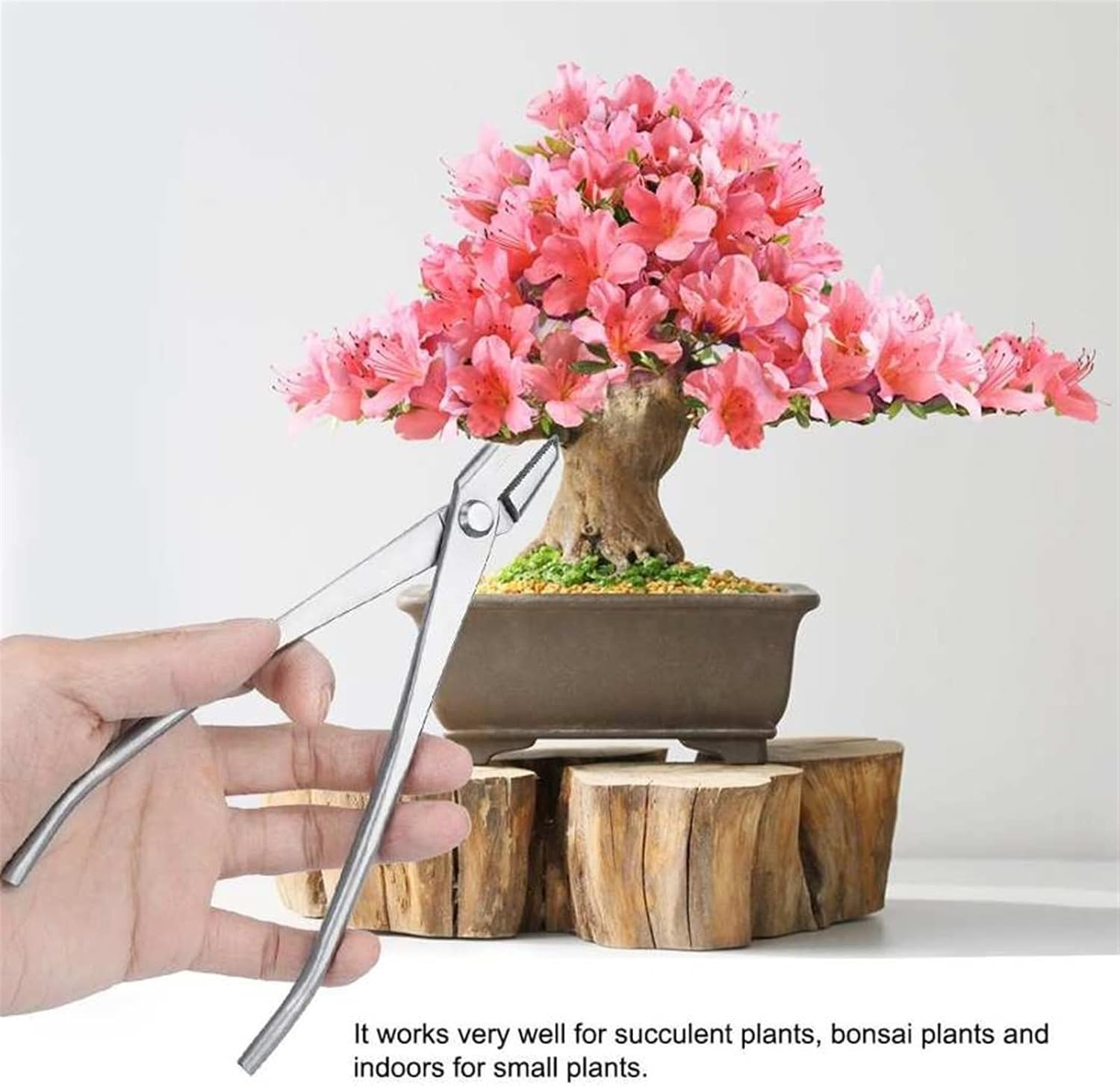 INLIMA Gardening Scissors Stainless Steel Bonsai Garden Pruning Shears Stainless Steel Knob Cutter Shear Scissors Landscape Modeling Bonsai Tools