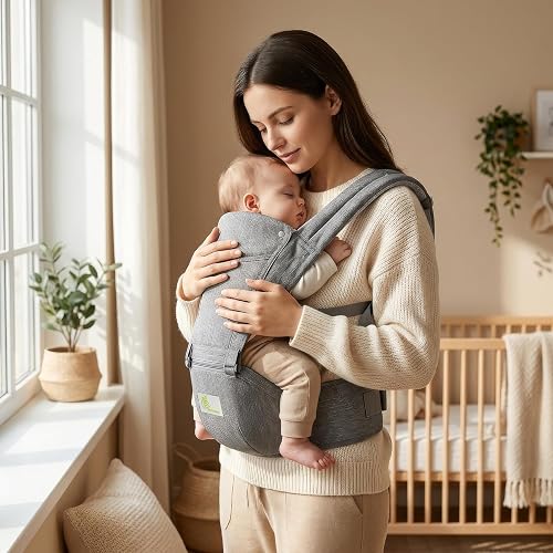 R for Rabbit Upsy Daisy Cool Baby Carrier cum Kangaroo Bag, Ergonomic Baby Carrier, Adjustable Hip Seat Belt, Stylish belt for mothers, Carrier with 4 carry Position for 3 months to 24 months Kids, Ma