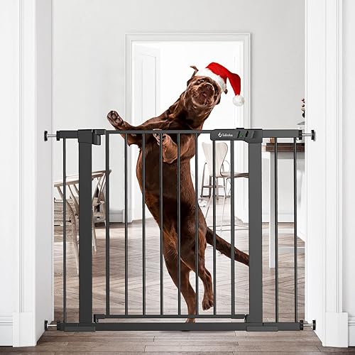 Miniatura 1 de Tokkidas Puerta de bebé de cierre automático de 406 a 295 pulgadas puerta extra ancha para niños con puerta puerta fácil de caminar a través de la