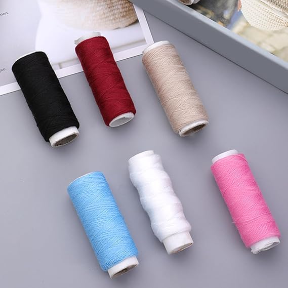 120 Spools Polyester Sewing Thread For Machine Hand Stitching Multicolored For Embroidery Quilting Upholstery Sewing