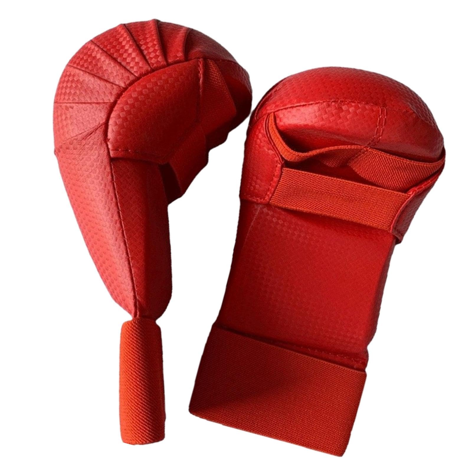 kowaku Luvas de boxe mma, envoltórios de pulso, luvas respiráveis de karatê, luvas de