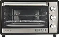 BLACK+DECKER Forno Elétrico Grande, Tamanho Família, 60 Litros, 7 Funções, FT60, 110V