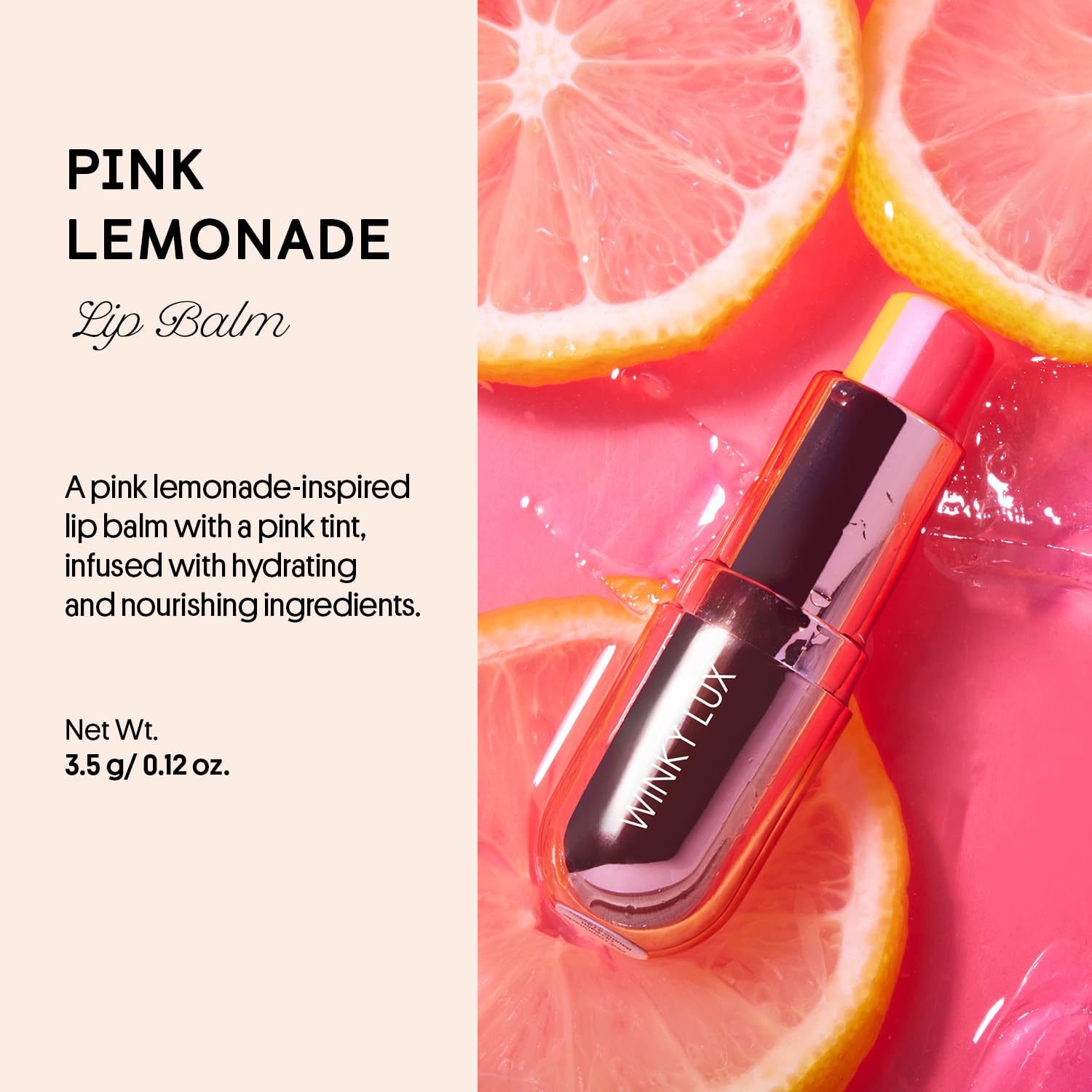 Amazon.com : Winky Lux Tri Lip Balm Duo, Pink Lemonade & Rainbow