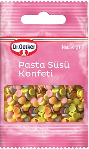 Dr. Oetker Dekor Pasta Süsü Konfeti 10 gr x 1 Adet