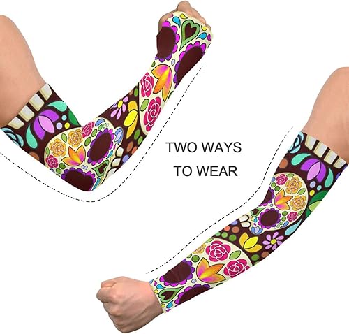 Miniatura 4 de Mangas de enfriamiento para brazos, protección solar UV, con orificio para el pulgar, manga de compresión de 17 pulgadas para mujer, jardinería,