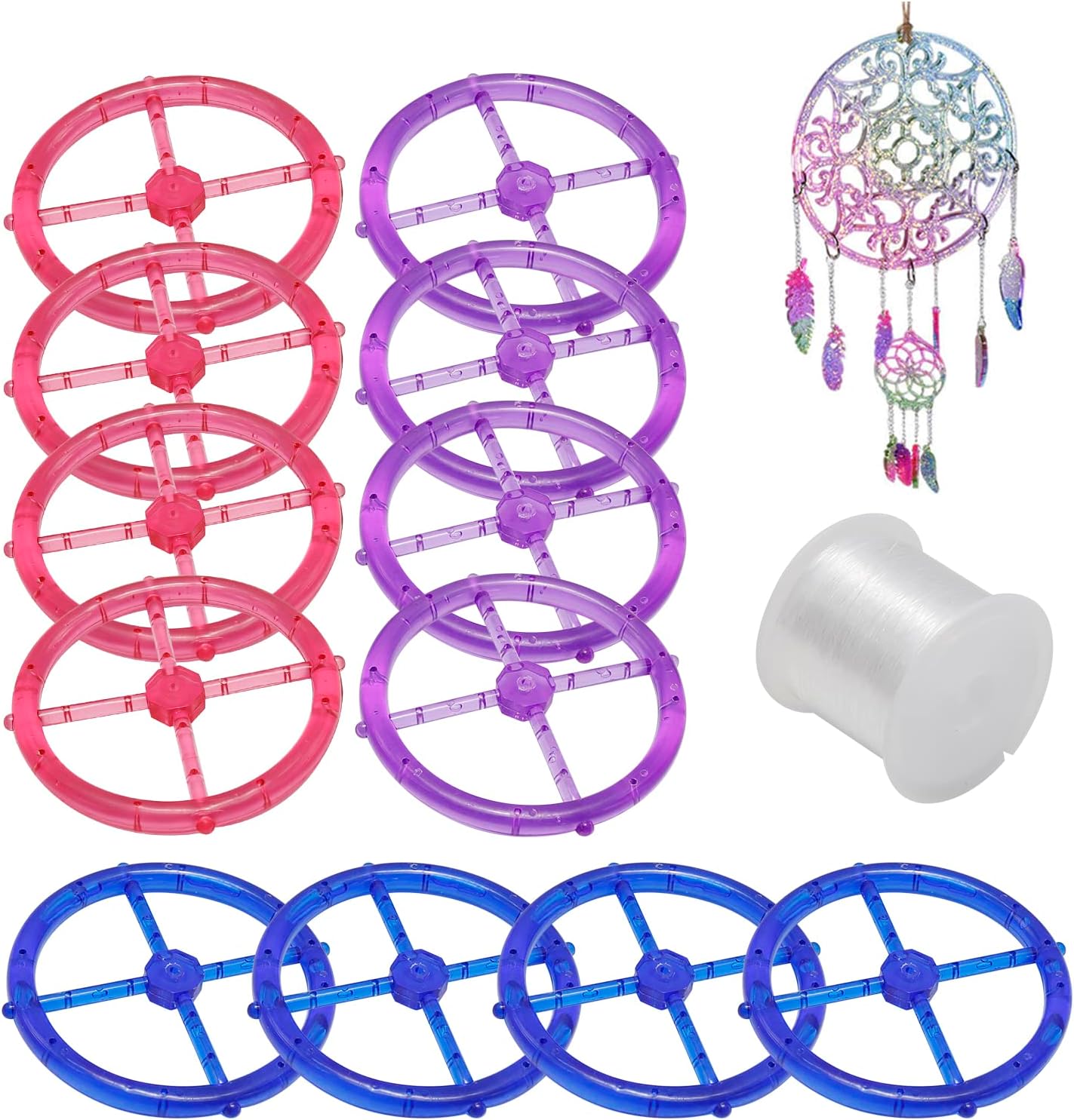 Anxingo 12 Pack DIY Wind Chimes,Wind Chime Supplies,Wind