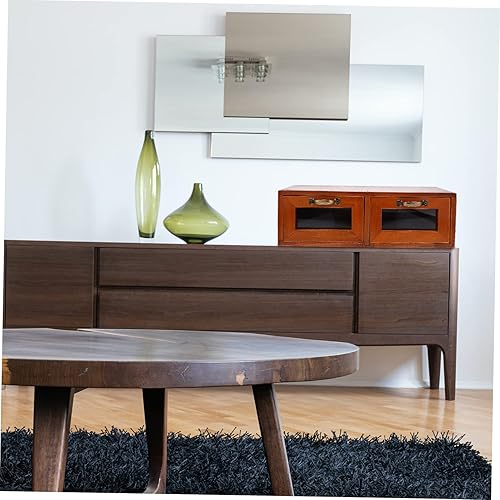 Miniatura 6 de BESTOYARD Caja de almacenamiento de escritorio, soporte para monitor, estante de almacenamiento, cajones de almacenamiento, soportes de estantería,