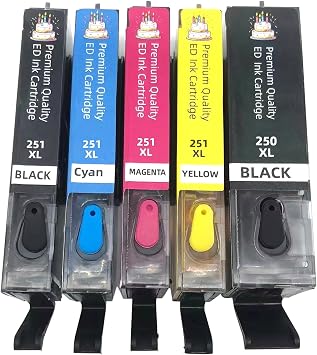 PGI-250XL CLI-251XL Refillable Ink Cartridge for Pixma MG5420 IP7220 MX722 MX922 MG5520 MG6420 MG5620 MG6620 MG5522 Ix6820 Printers
