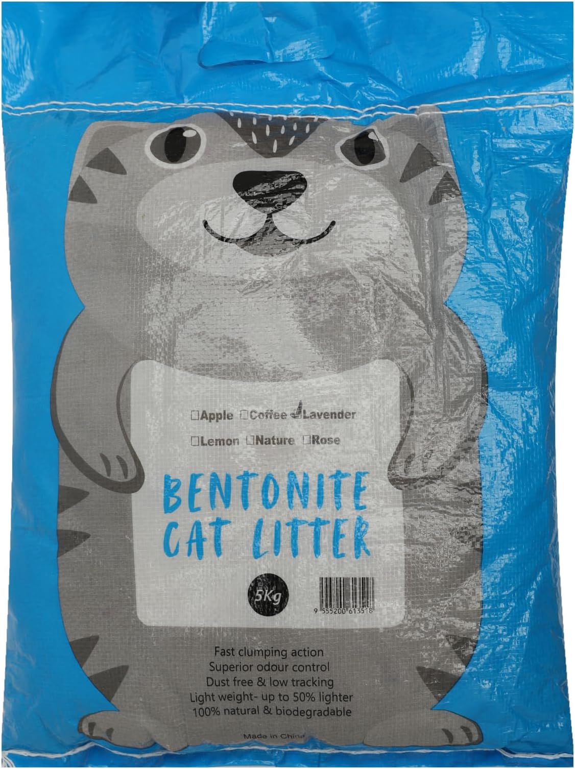 Premium Bentonite Clumping Cat Litter (5kg)