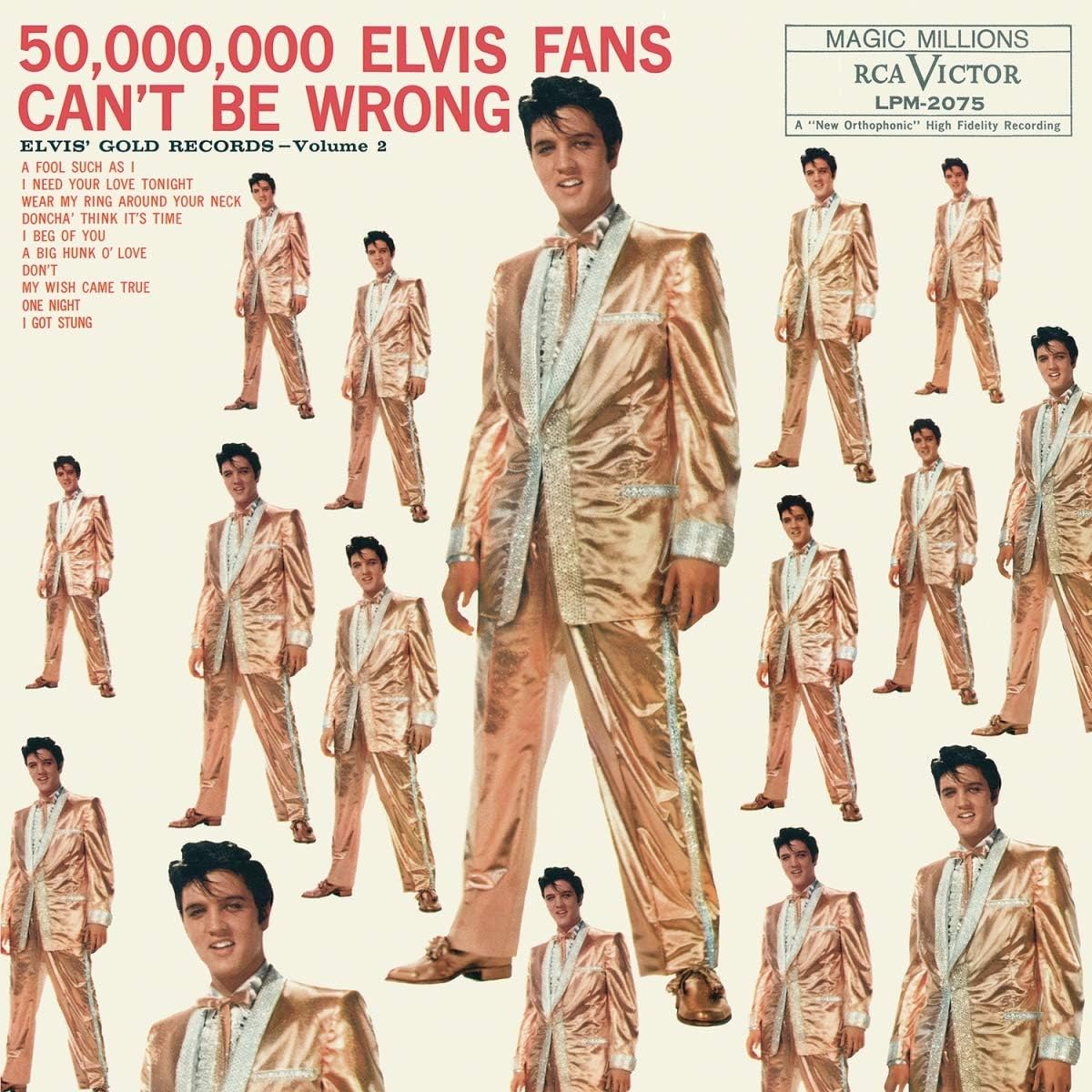 50,000,000 Elvis Fans Can't Be Wrong: Elvis' Gold Records, Volume 2 (Vinyl): Amazon.com.mx: Música