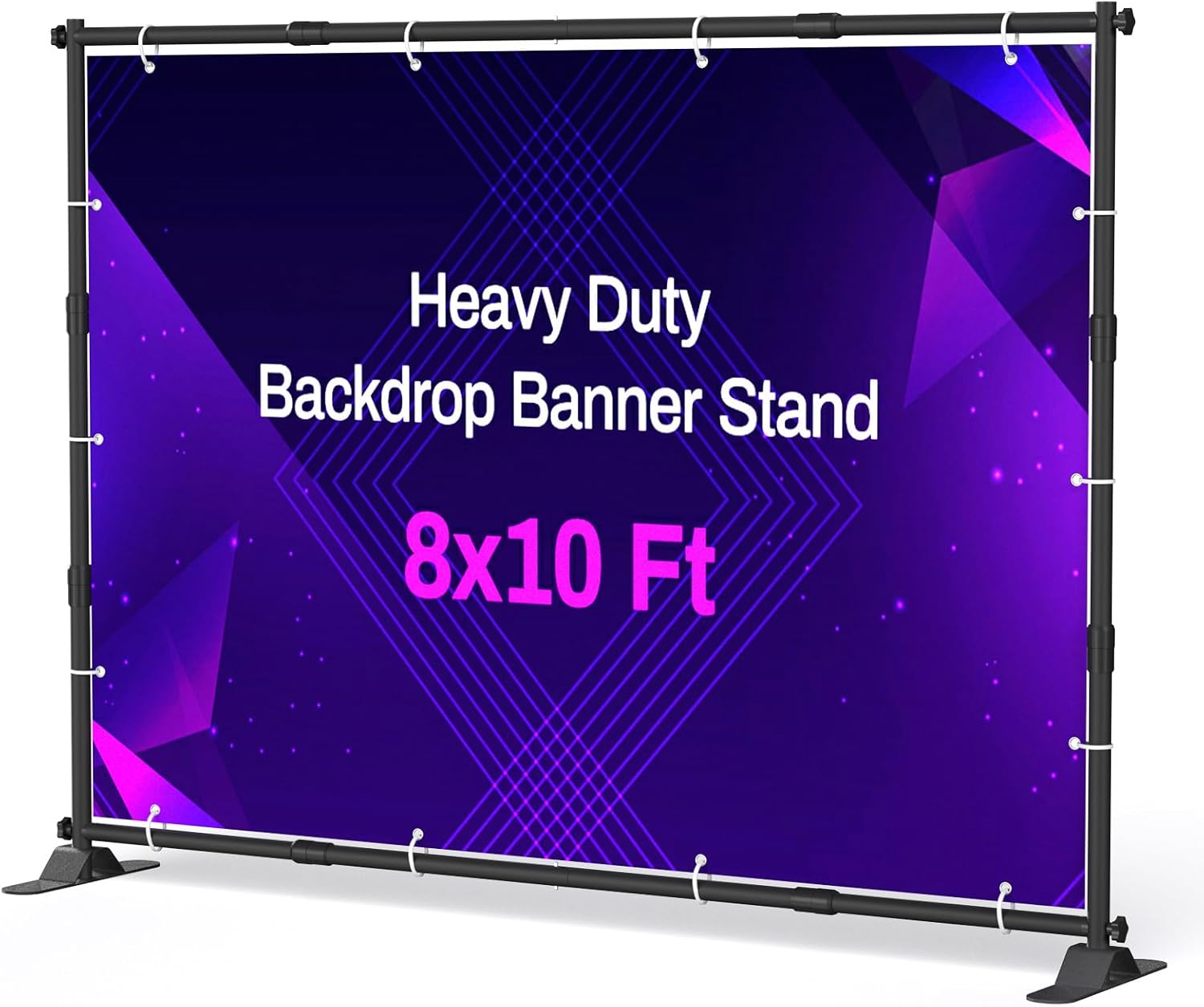 (Similar item). 10 x 8 Ft Heavy Duty Backdrop Banner Stand, Adjustable Photo Background Support Frame Kit, Backdrop Stand for Parties Birthday Party Baby Shower Wedding Decorations