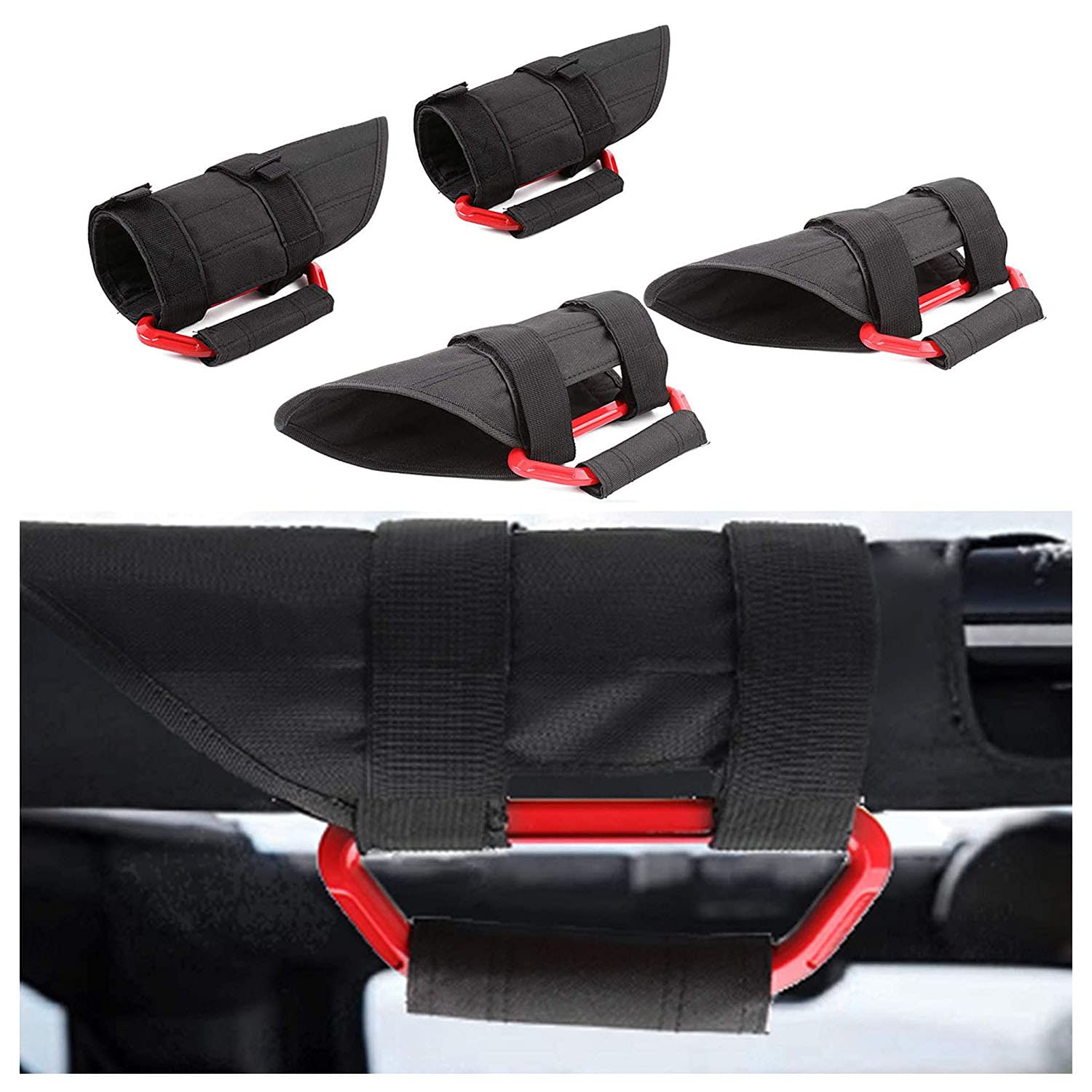 Buy bksptop 4PC Roll Bar Grab Handles Grab Handle Suitable for Jeep