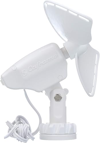 Miniatura 4 de Caframo SEEKR by Caframo Fan. Sin parrilla y silencioso. Diseño de hoja que absorbe los golpes. 2 velocidades. Fabricado en Canadá. Ultimate 747