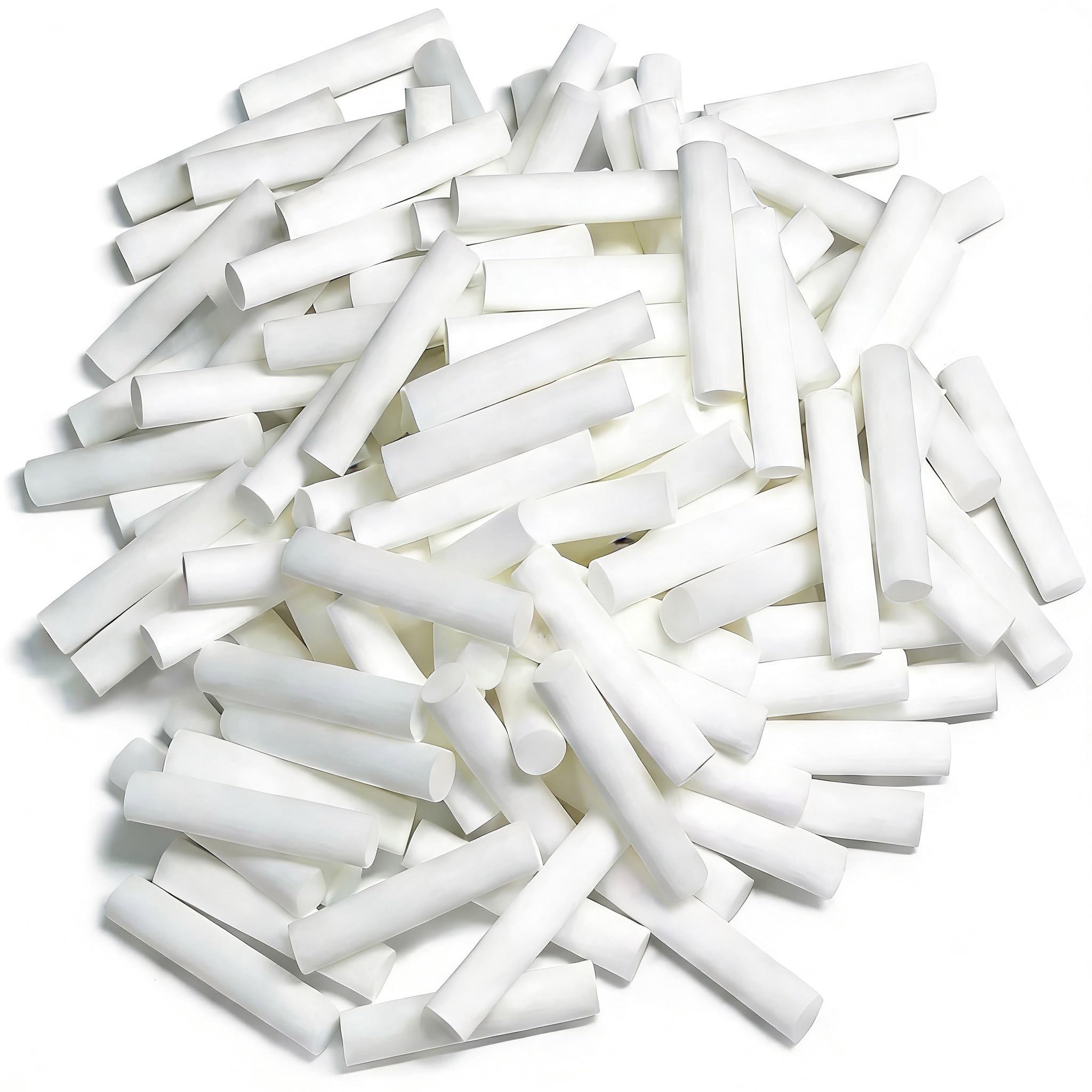 zison 110 Pack Cotton Wick Essential Oil Inhaler Replacement Kit,Highly Absorbent Cotton 4 cm (1 5/8 inch) Blank Nasal Sticks,or Essential Oil Inhalers.