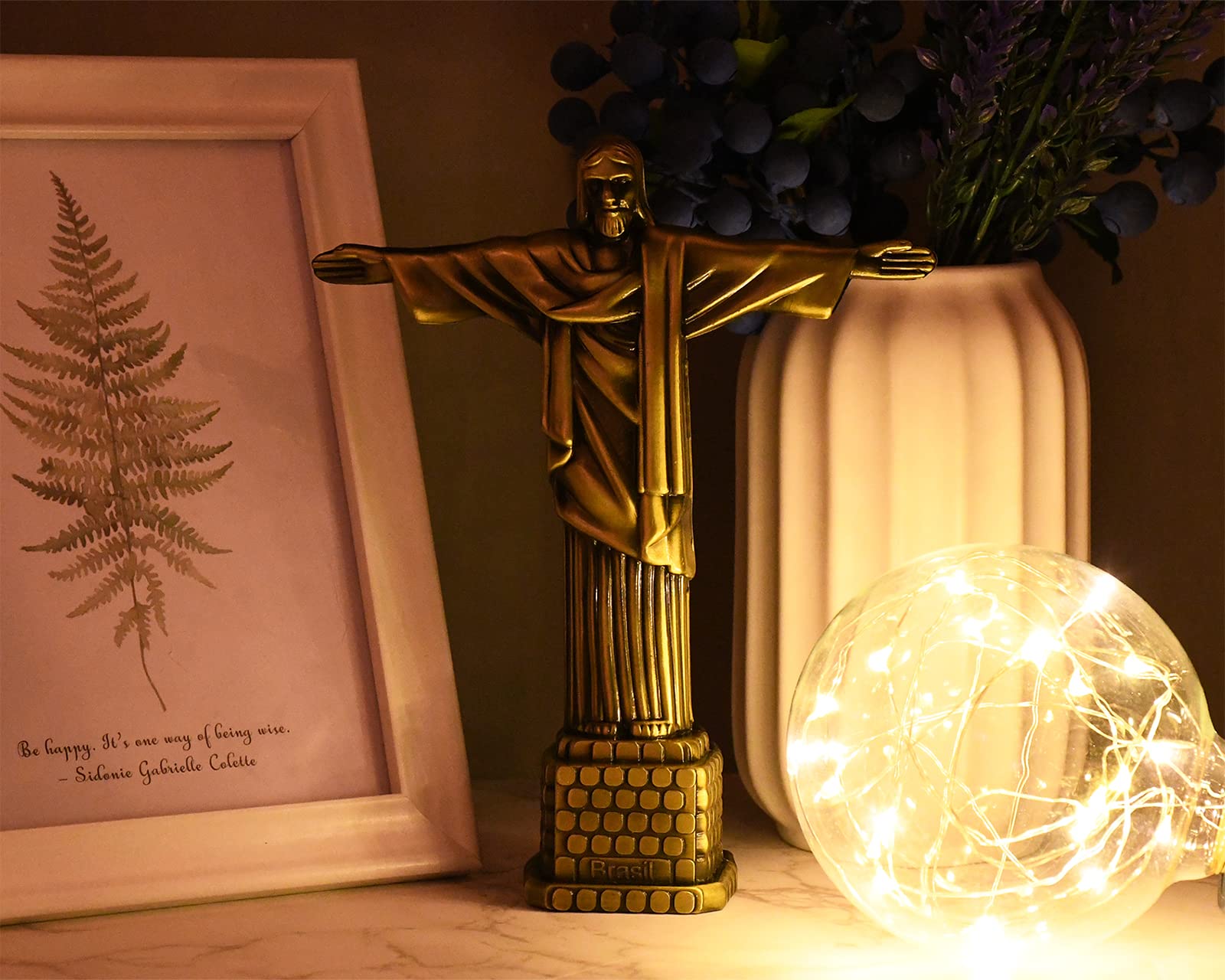 Amazon.co.jp: Ace Select DS.独特のスタイルメタリック像 キリスト像