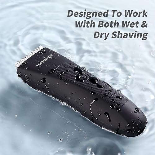 Miniatura 9 de MANSPOT El kit de aseo para hombre contiene la recortadora eléctrica de ingle y la bolsa de aseo para hombres