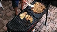 Vista 6 de Utheer Parrilla reversible para todas las estufas Camp Chef de 14 y 16 pulgadas, plancha de hierro fundido, para estufa Camp Chef Explorer de 2