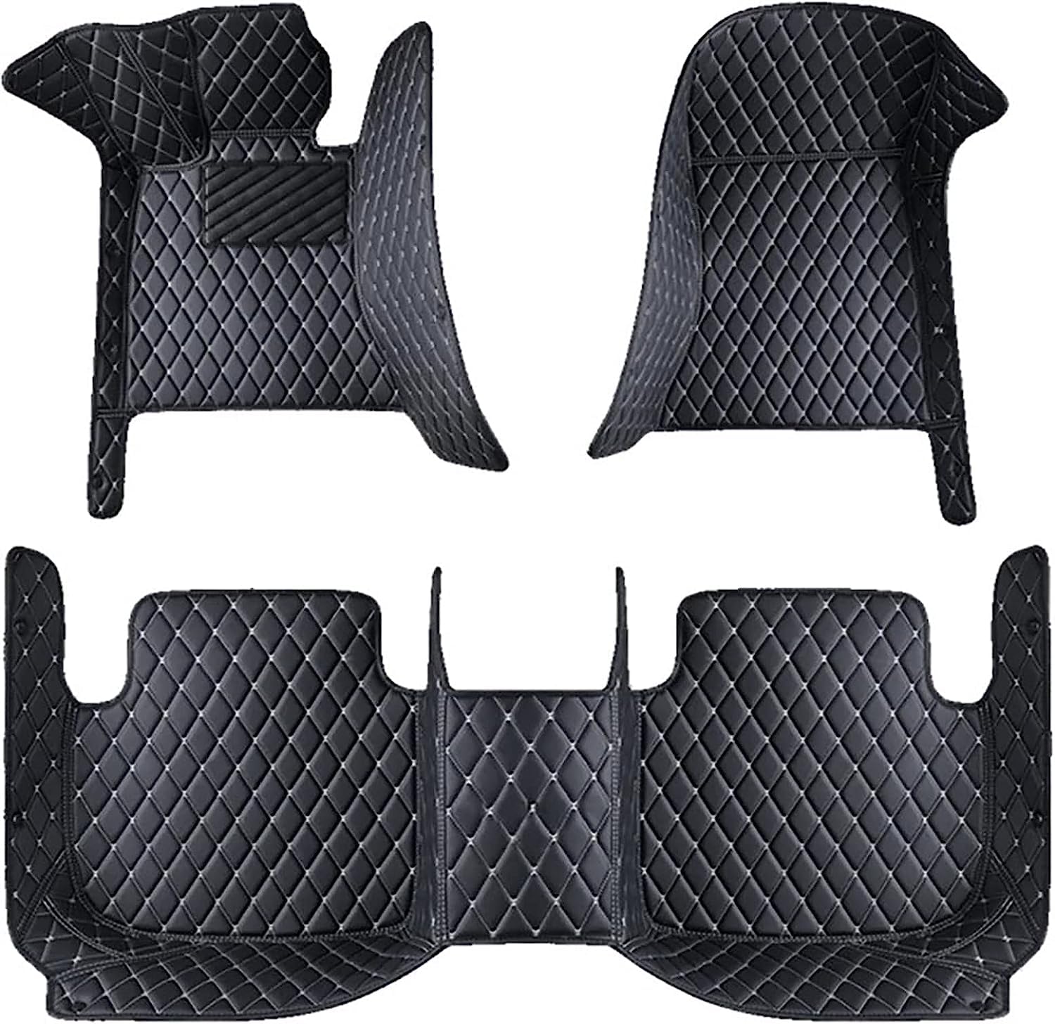 Tapis de sol de voiture imperméable pour Audi Q7 voyagez en famille serein