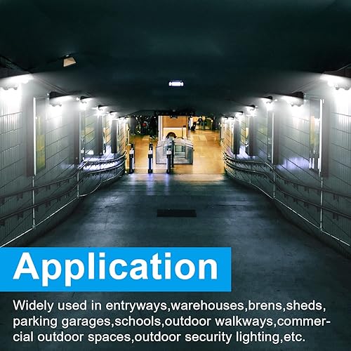 Miniatura 7 de OSTEK Paquete de pared LED de corte completo de 120W100W80W60W seleccionable de potencia con fotocélula 16000LM 5000K, paquete de pared de corte