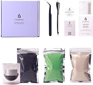 CandHeal Pearled Candle Sand Kit,DIY Aromatherapy Crafts,Candle Making K...