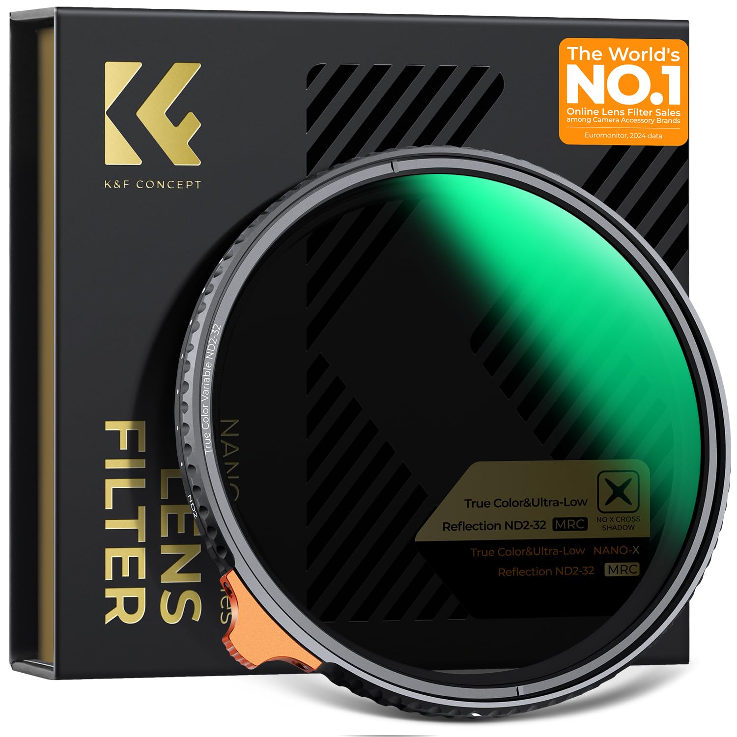 ✨１点限定✨美品✨K&F Concept 77mm 可変NDフィルター Amazon | K&F CONCEPT 77mm True Color&超低反射 ND2-ND32 可変ND