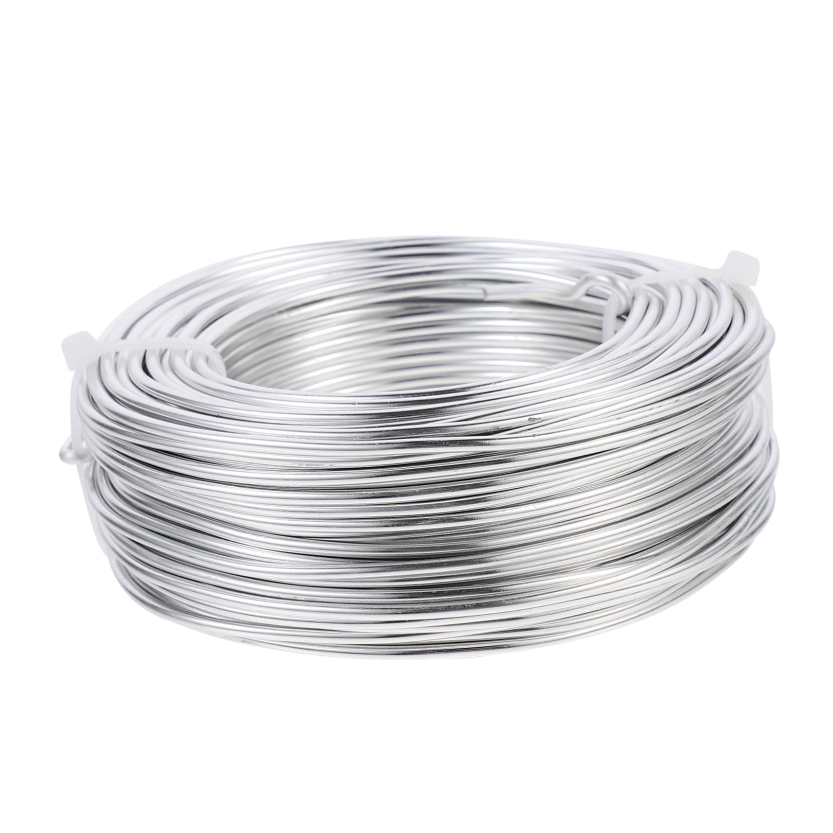 SEWACC Alambre de Aluminio para Manualidades Joyería y Abalorios Flexible y Moldeable para Hacer Pulseras y Pendientes Grande Plateado para Esculturas y Bisutería DIY
