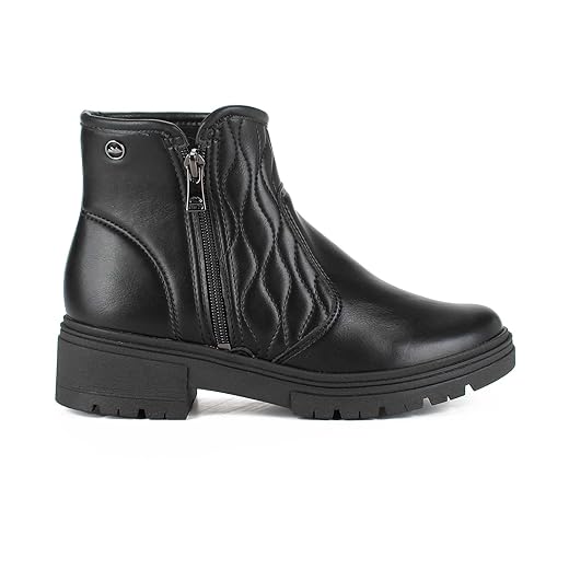 Bota Coturno Feminina Dakota Original Cano Curto Zíper Tratorada Conforto Inverno