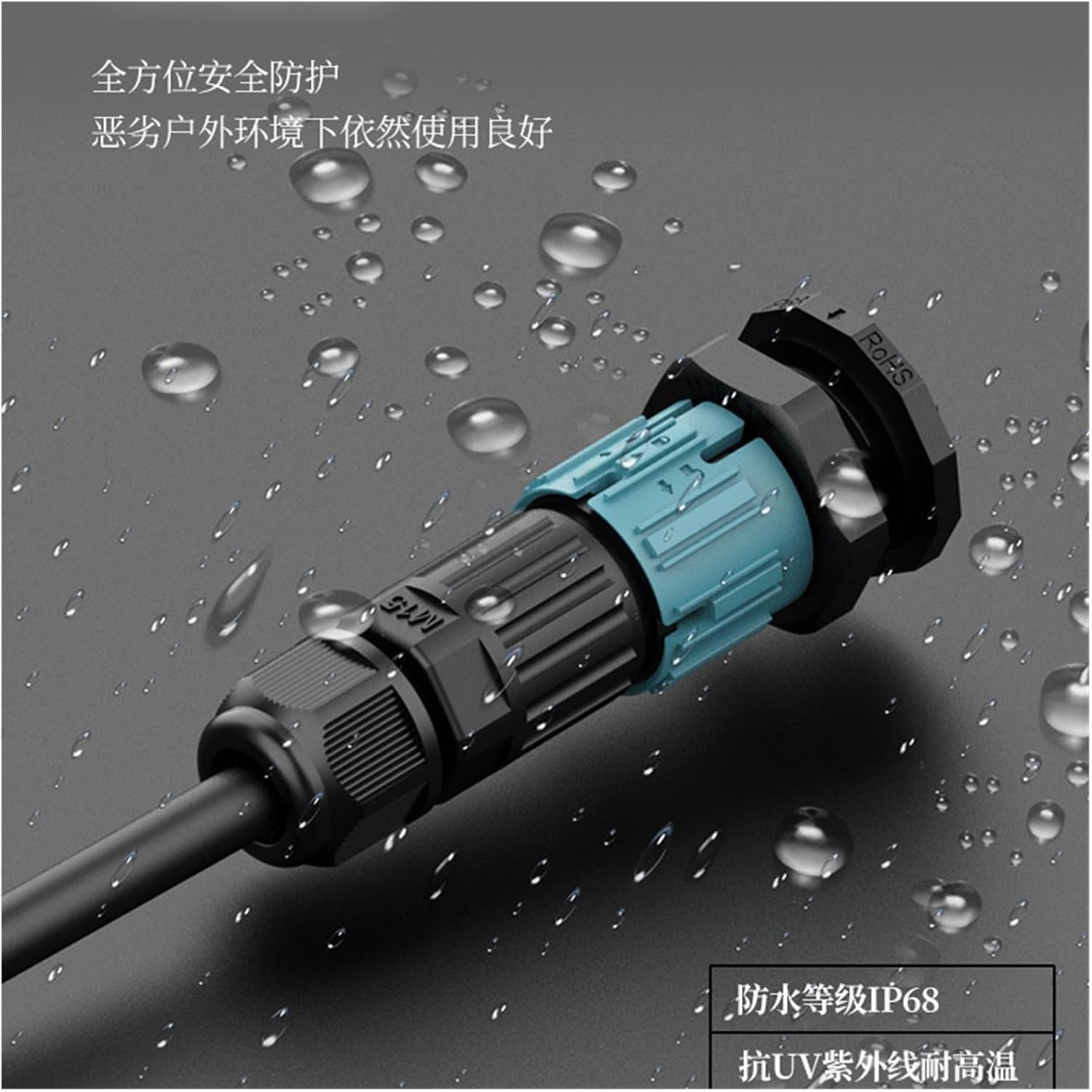 10A Aviation Socket EW-M15 Panel Type 2/3/4 Core Circular Waterproof Industrial Connector(EW M15 2 core 3.5-7mm)