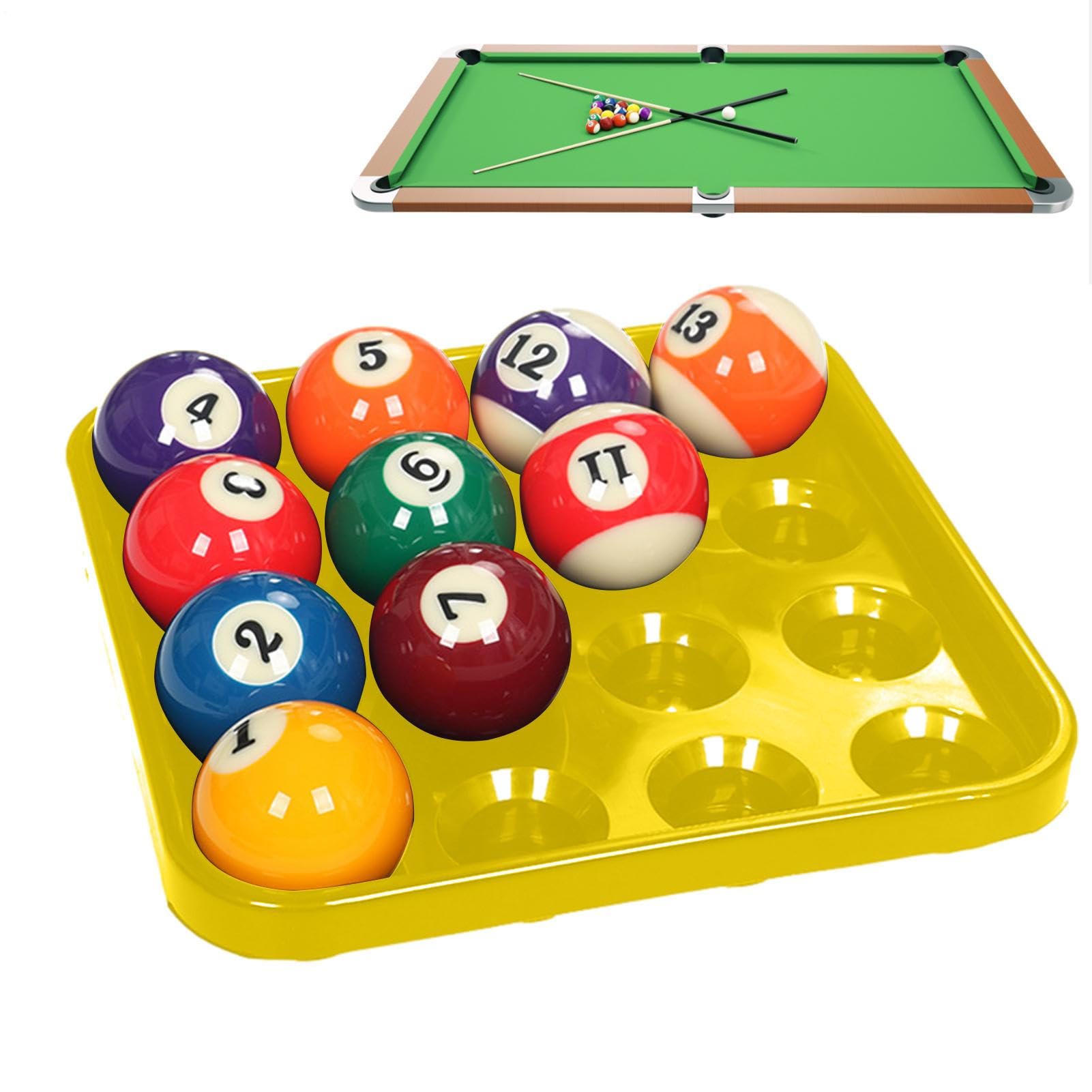 Vassoio per palline da biliardo in ABS 16 palline