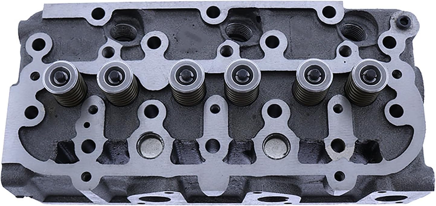 FridayParts 1G962-03045 1G962-03046 Complete Cylinder Head Compatible for Kubota D902 Engine RTV900G RTV900G9 BX2350D BX2370D ZD323 Replacement (Complete Cylinder Head)