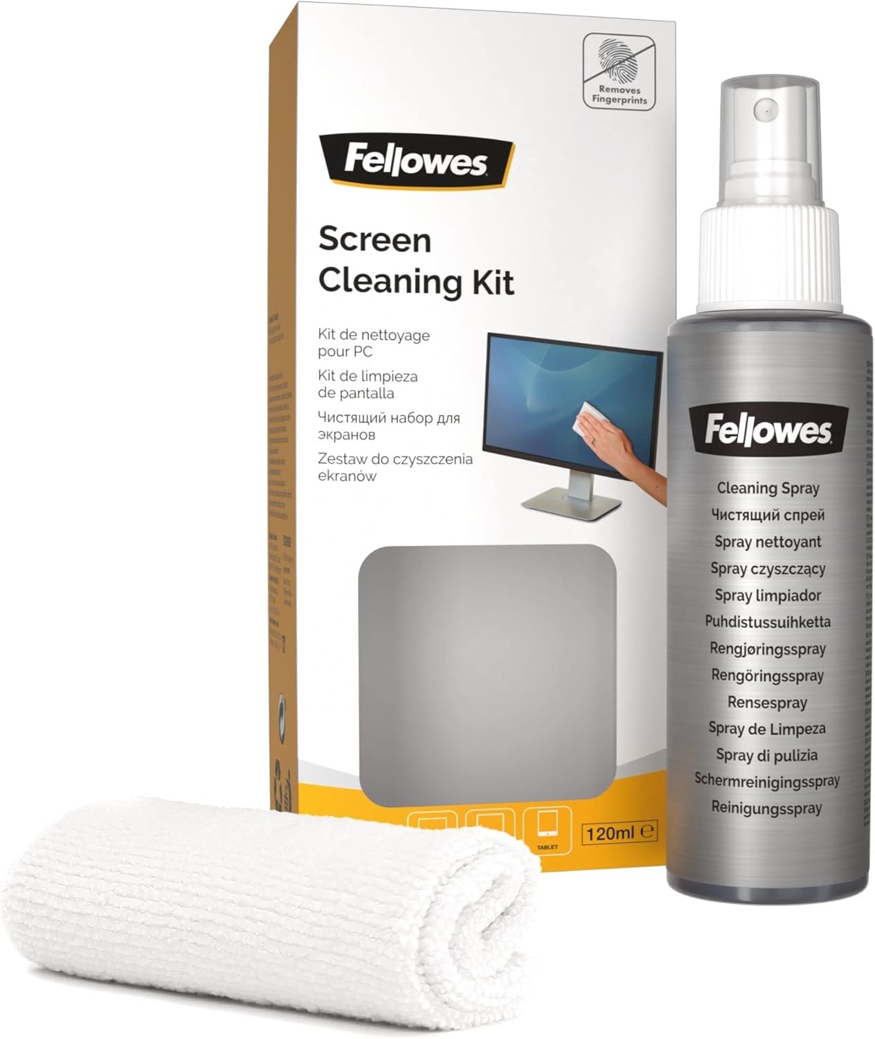 Fellowes Tablet and eReader Cleaning Kit for Home and Office Use