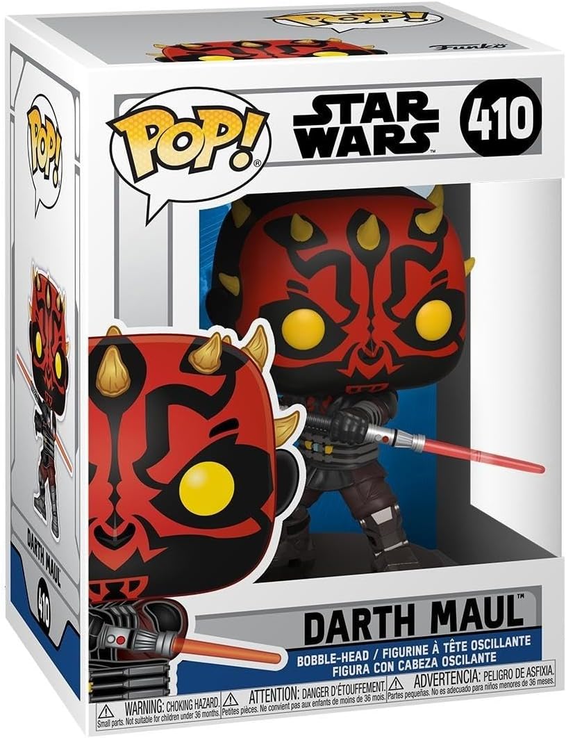 POP! Star Wars: Clone Wars - Darth Maul - Collectable Vinyl Figure - Gift Idea - Official Merchandise - Toys for Kids & Adults - TV Fans - Model Figure for Collectors and Display
