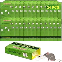 24 x Effective Mouse Traps Green Rat Trap, Suitable for Kitchen Warehouse