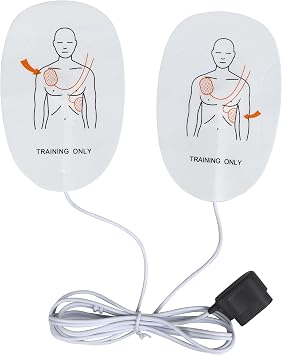 XFT-120G Adult AED Training Electrode Pads, Replacement Defib Trainer Pads, 1 Pack