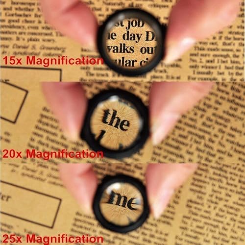 Miniatura 3 de Lupa de lupa para joyeros con diadema de lupa 10X 15X 20X 25X cabeza lupa iluminación LED ojos joyería lupa lupa gafas relojería herramientas de