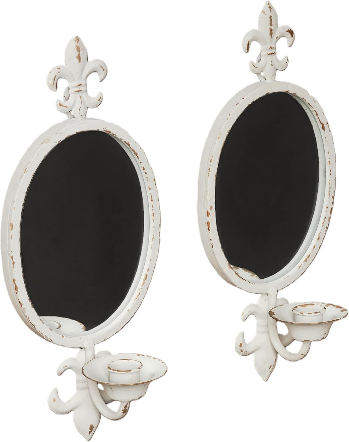 Vintage-Style Wall Sconce Candle Holder Set