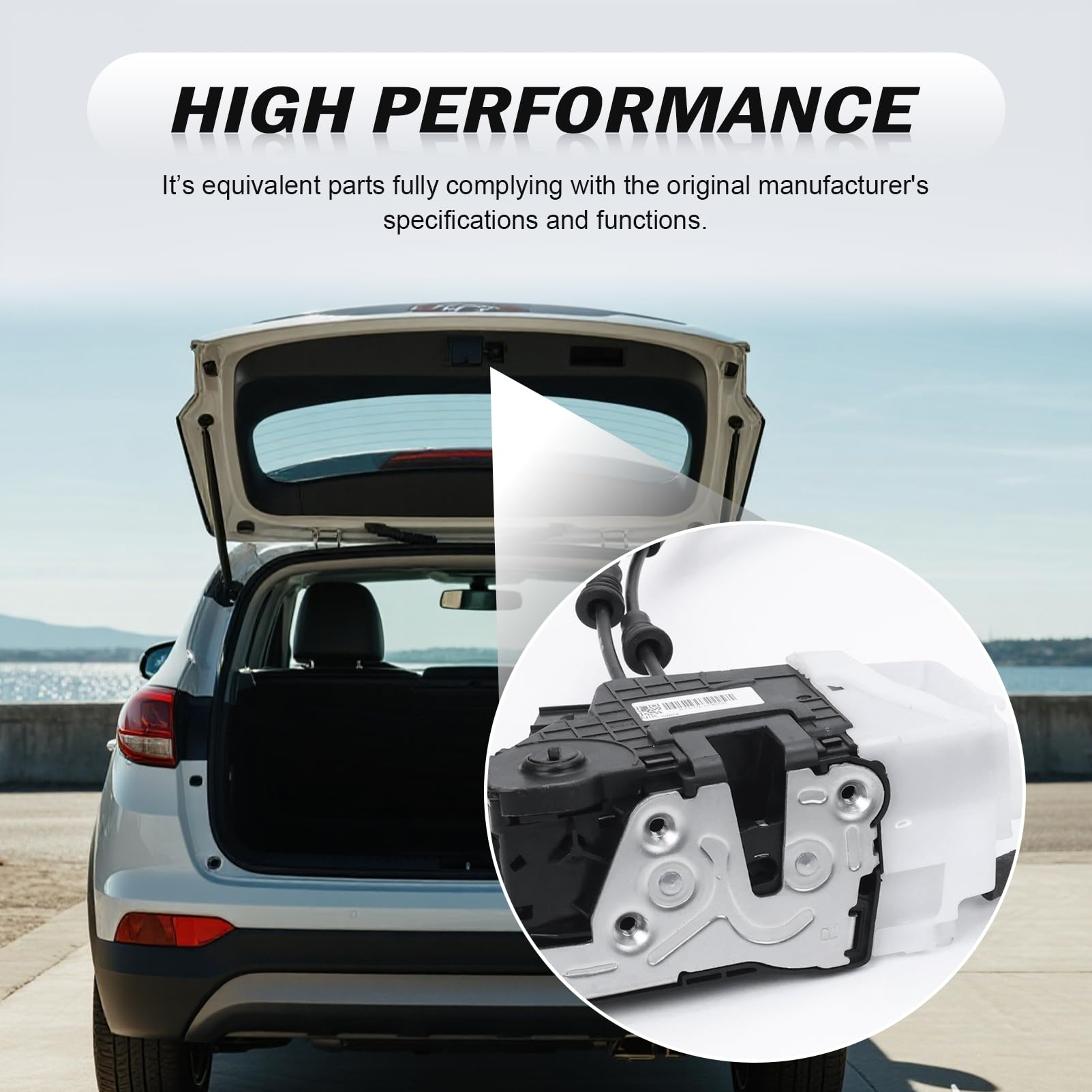 Serratura Porta Serratura per Tucson TL TLE 2016-2020 | Attuatore per serratura posteriore destra a 5 pin, 81420-D3000, Tucson TL 2.0L 2015-2019, TL TLE 1.6L-2.4L 2015-2023 SUV