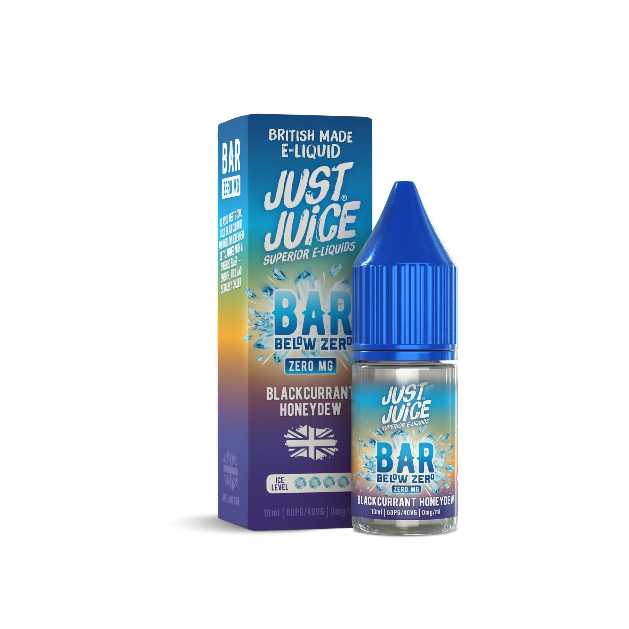 Just Juice Superior E-Liquids Vape Liquid with No Nicotine - Blackcurrant Honeydew Flavour - 10ml Bottle, 60/40 0mg e-Liquid, Nic Free eliquid