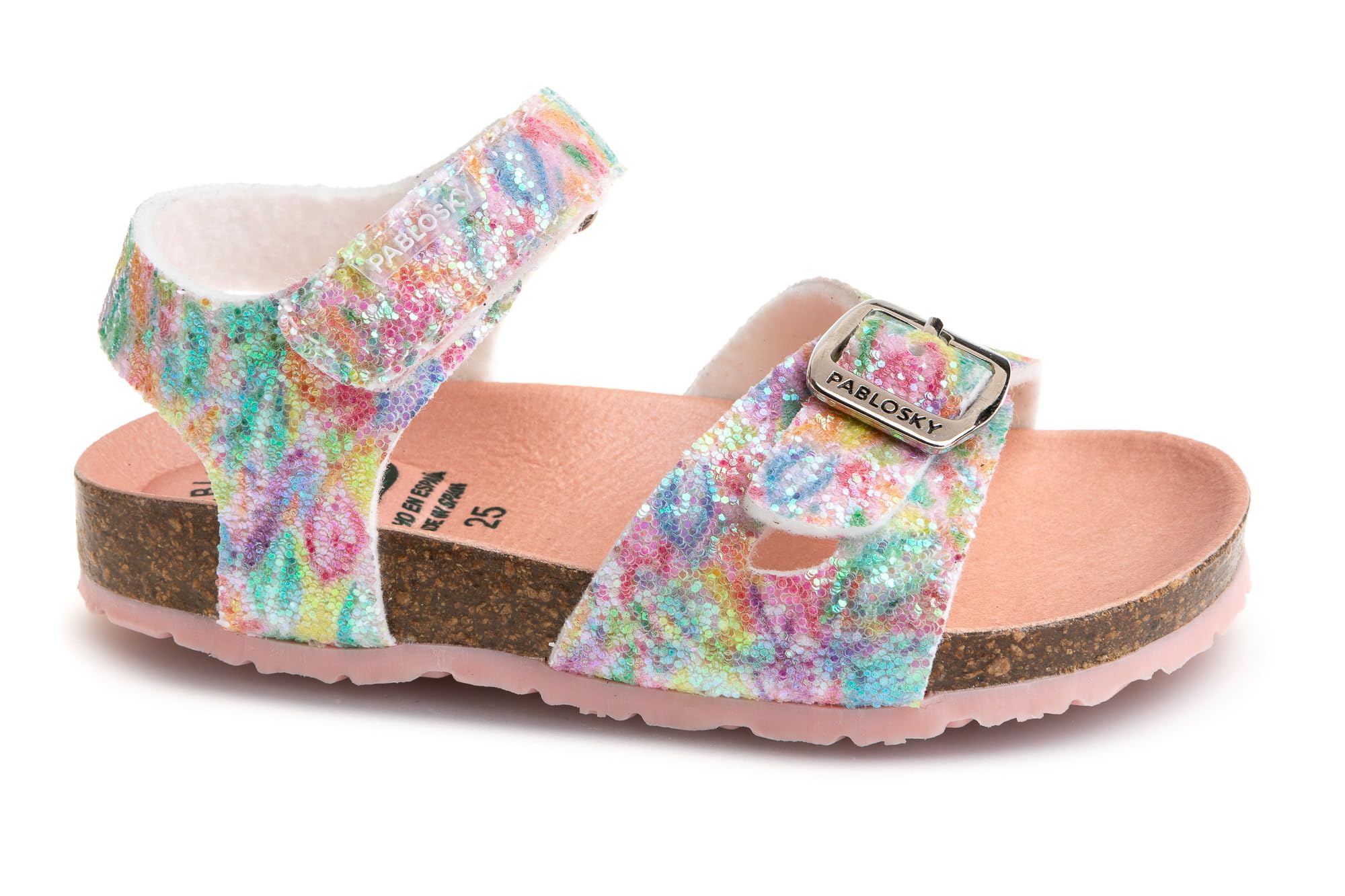 Pablosky Bio 439551 Sandalen, Rosa, 24 EU Ancho