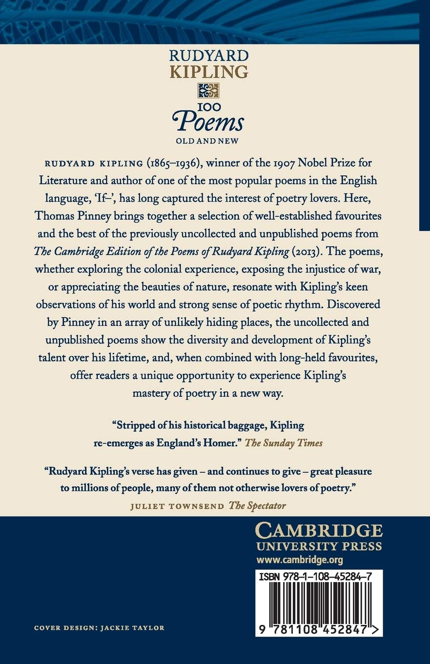 Rudyard Kipling: 100 Poems