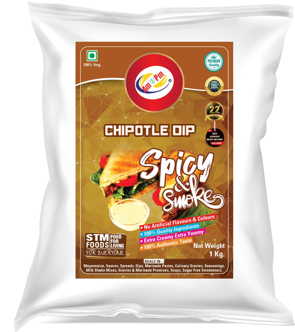 Am 2 Pm - Chipotle Dip Multipurpose Creamy Sauce For Burgers, Sandwiches,Wraps & Rolls Hot Dog Momos - 1Kg (B0CBRVJCPL) Amazon Price History, Amazon Price Tracker