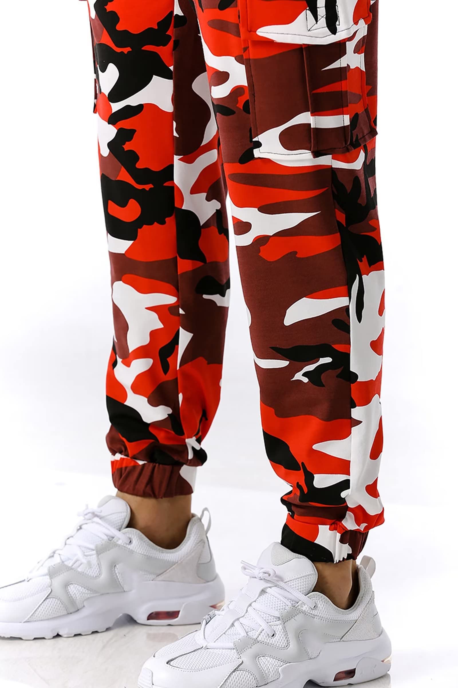Pantaloni Cargo Pantaloni Joggers Pantaloni Running Sweatpants con Tasche Casual Gym Workout Athletic Pants Pantaloni Walking