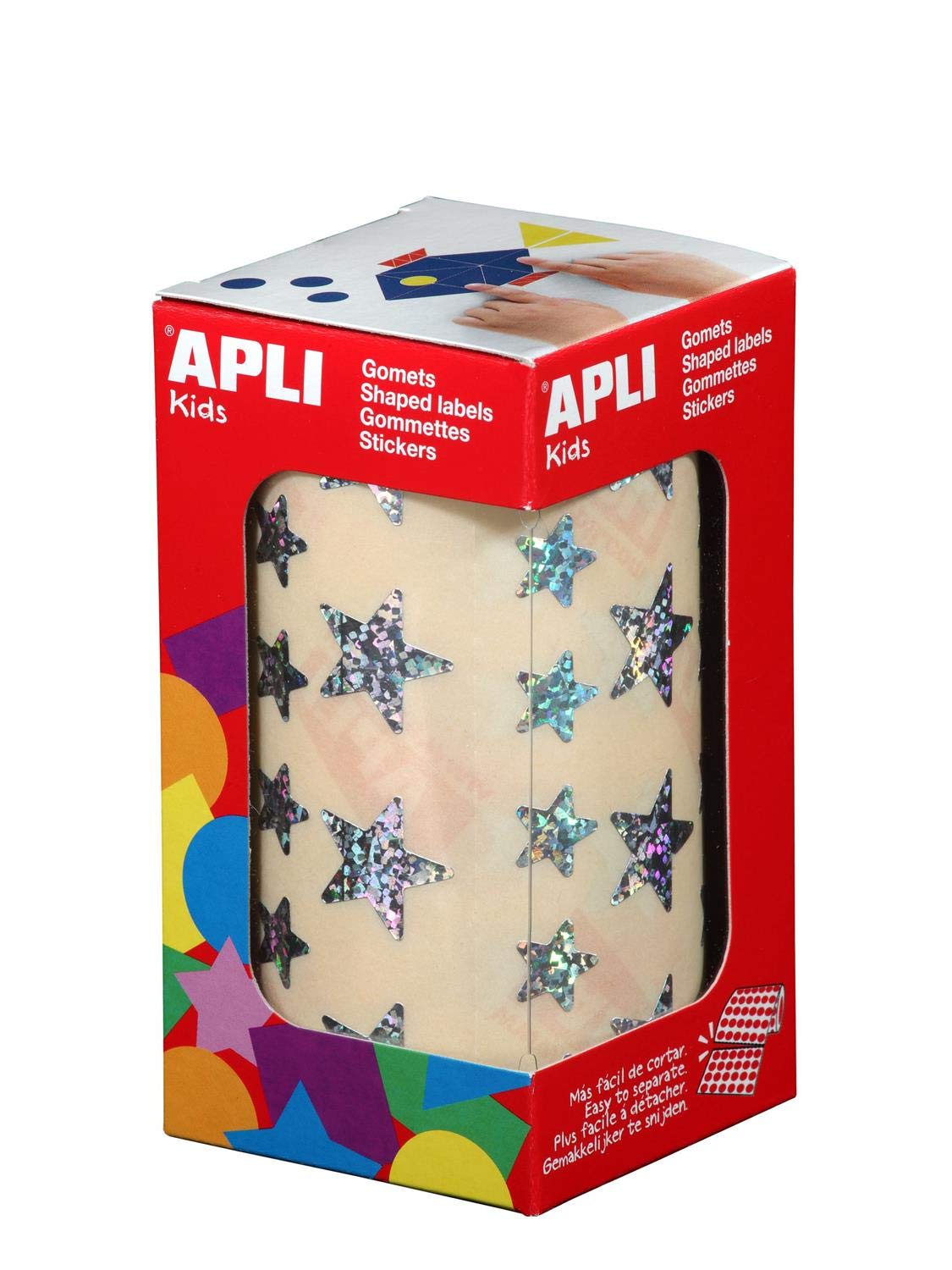 APLI Mini Round Sticker Roll (Pack of 59)