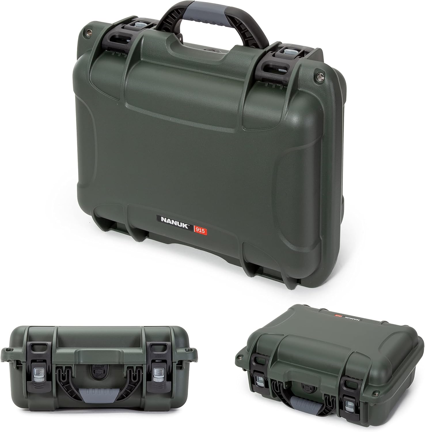NANUK 915 Waterproof Hard Case with Foam Insert - Olive - Image 3
